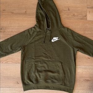 Nike Forest Green Pullover Hoodie size Medium